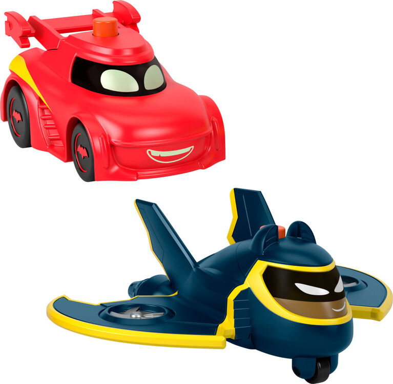 Fisher-Price - DC Batwheels - Coureurs lumineux - Flamme et Wing, 1:55