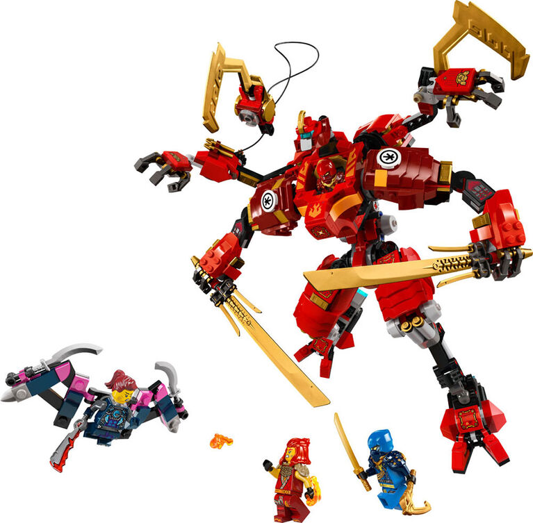 LEGO NINJAGO Kai's Ninja Climber Mech Ninja Gift Toy Set 71812