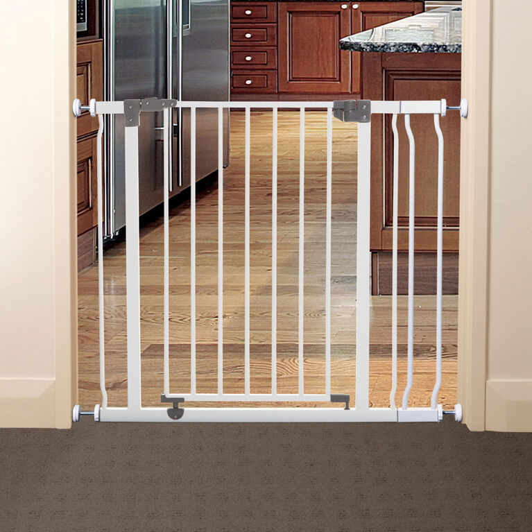 Dreambaby Liberty Security Gate avec fonctionnalité Smart Stay-Open - Blanc.