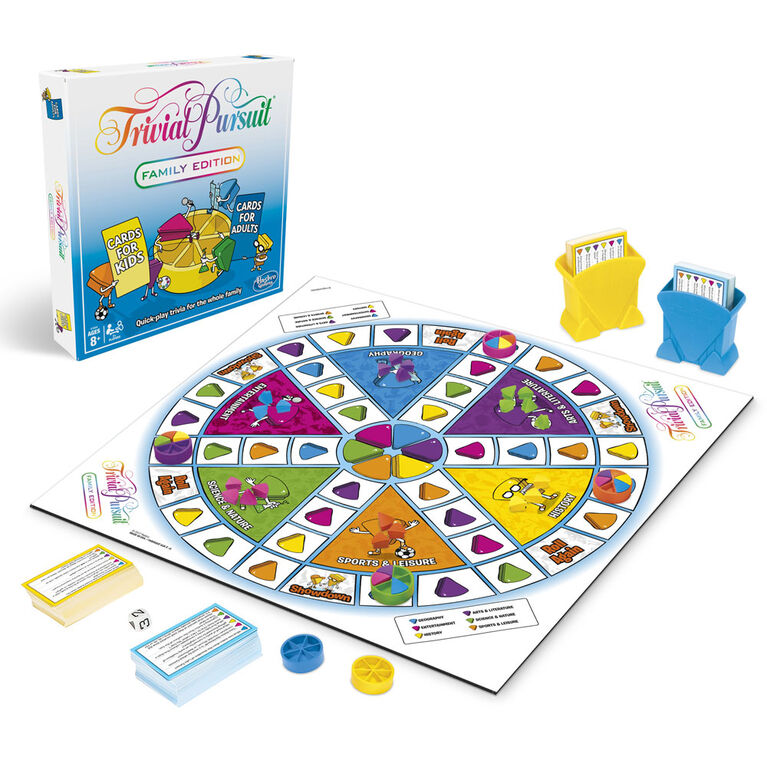 Hasbro Gaming - Jeu Trivial Pursuit édition familiale