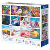 Family 12-Pack of Jigsaw Puzzles, Colourful Vacation