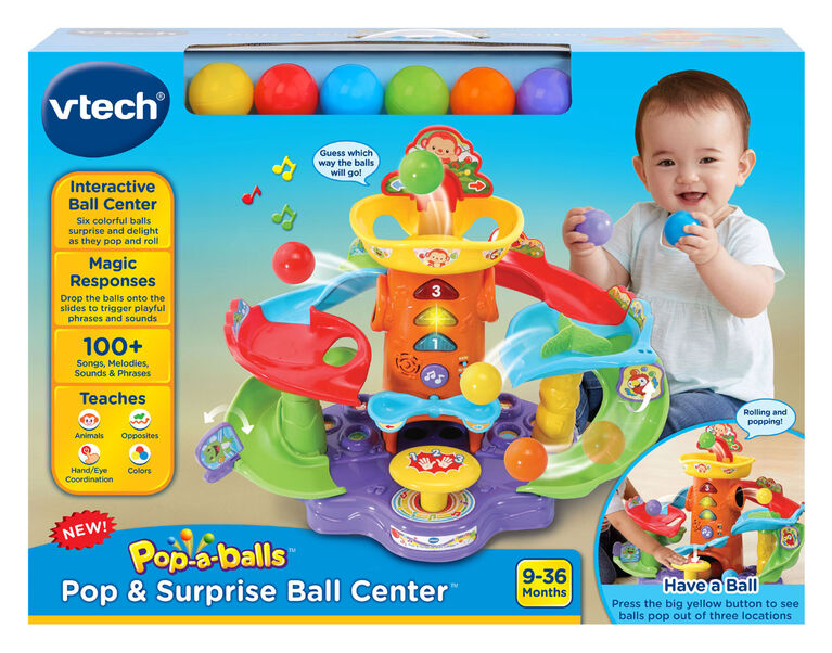 VTech Pop-a-Balls Pop & Surprise Ball Center - English Edition