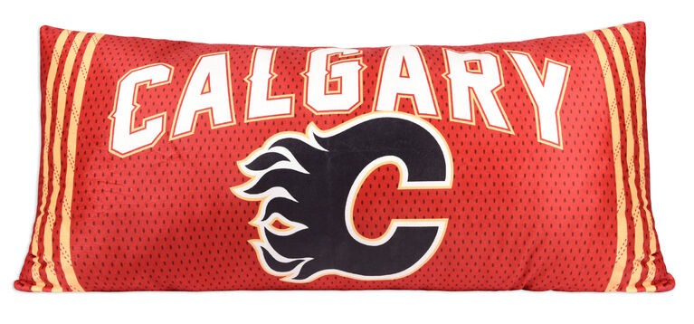 Oreiller de corps de la LNH - Flames de Calgary