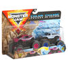 Monster Jam, Official Blue Thunder vs. Full Charge Color-Changing Die-Cast Monster Trucks, 1:64 Scale