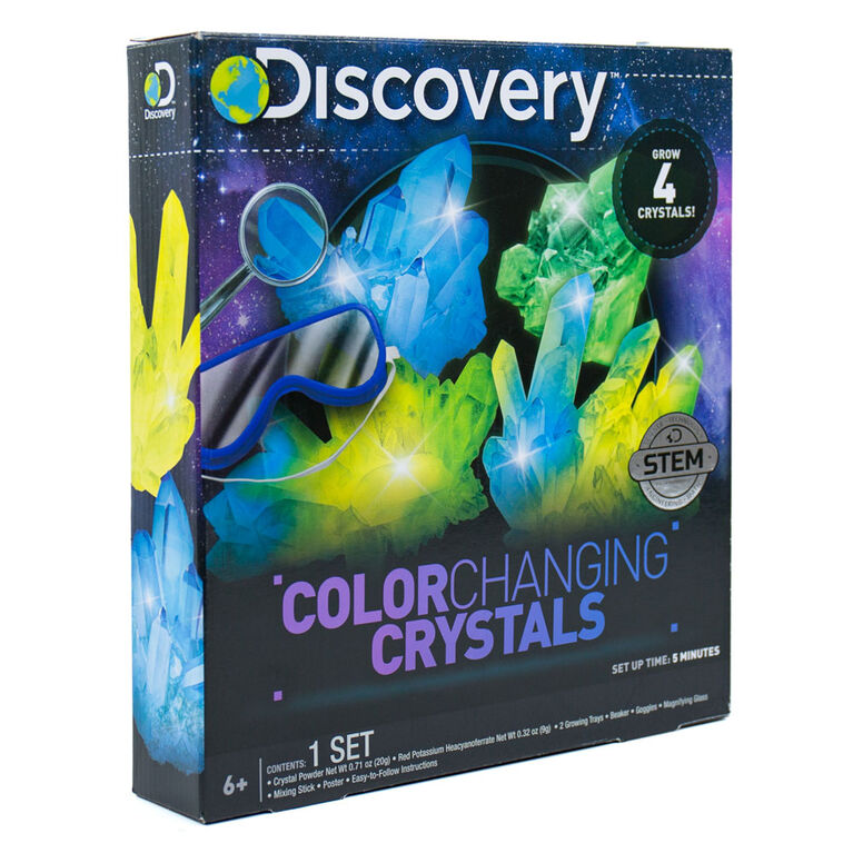 DISCOVERY Cristaux Changeant de Couleur Discovery