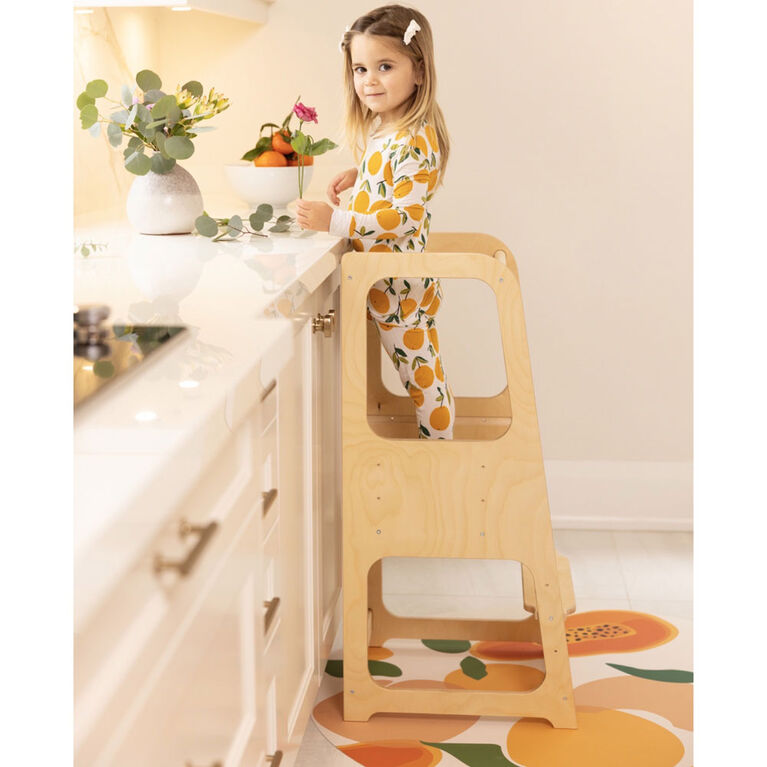 Catch All Splat Mat For Mealtime & Playtime Mess, Juicy Fruit