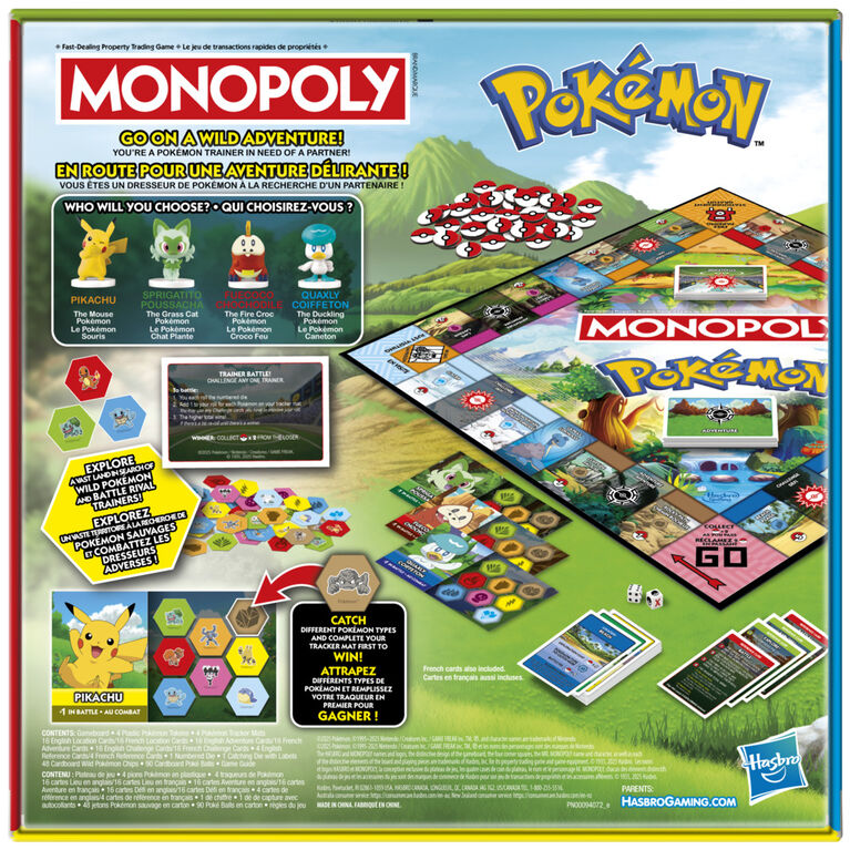 Monopoly Pokémon Edition Board Game