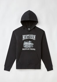 Northern Reflections Adult Heritage Loon Sweatshirt Black