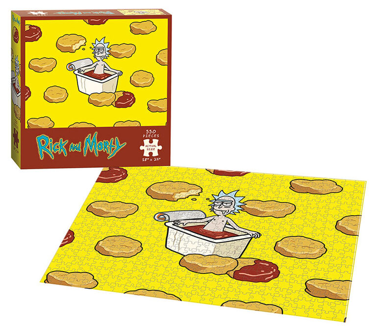 Rick and Morty "Szechuan Hot Tub" 550 Piece Puzzle - English Edition