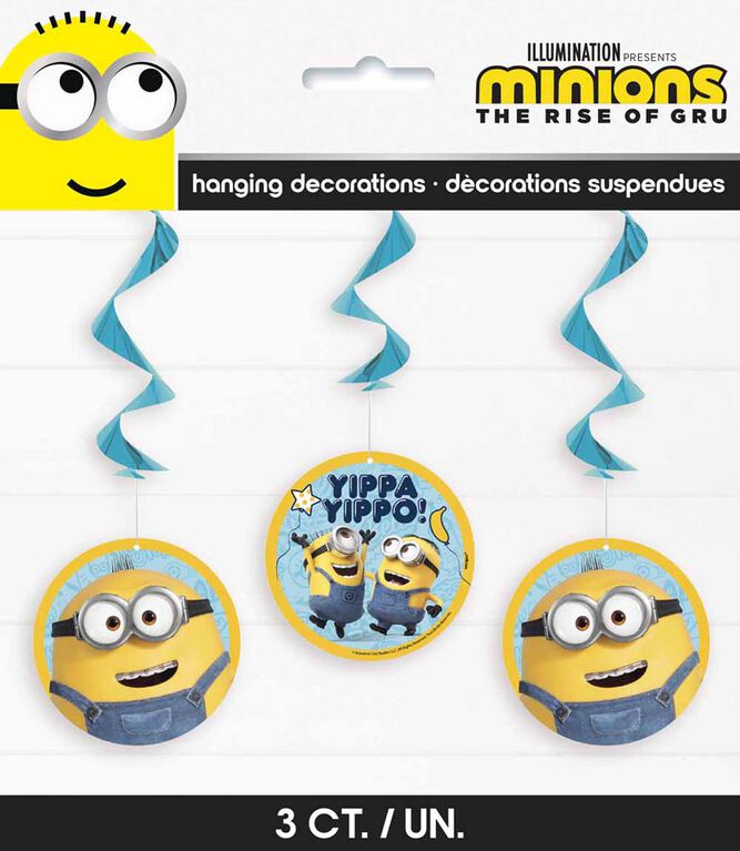 Minions Hanging Decor 26", 3 pieces Toys R Us Canada