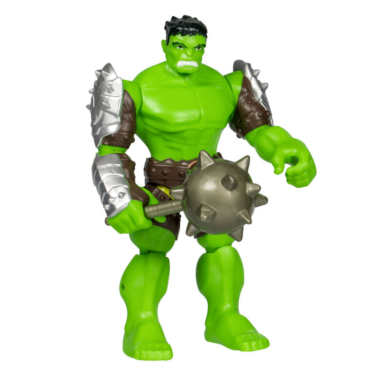 MixMashers Marvel Avengers, figurine personnalisable Hulk deluxe à mélanger et combiner avec accessoires