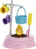 Coffret Barbie Vive le Camping avec Poupée Skipper (environ 25cm), Lapin