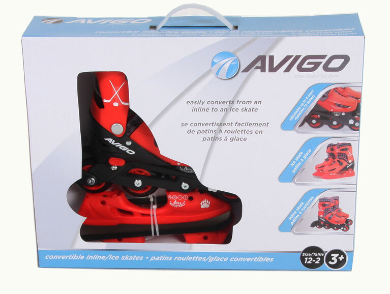 Avigo Convertible Inline/Ice Skates