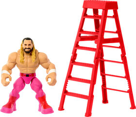 WWE Knuckle Crunchers Seth Rollins Action Figure & Accessories, Bone-Crunching Movement, 3.25-inch