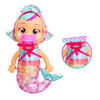 Cry Babies Tiny Cuddles Mermaids Melody - 9" Baby Doll | Metallic Pajamas with Mermaid Tail