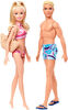 Barbie and Ken Dolls with 5 Outfits for Each, Blonde