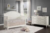 Lit de bébé convertible 4 en 1 Oxford Baby Elizabeth Vintage de couleur blanche - Notre exclusivité