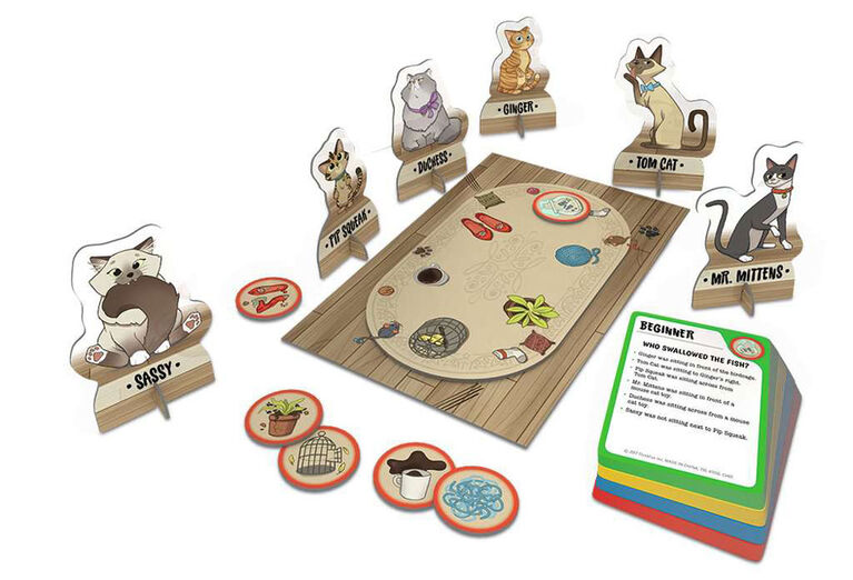 Ravensburger! Thinkfun - Cat Crimes Who's to Blame Logic Game - English Edition