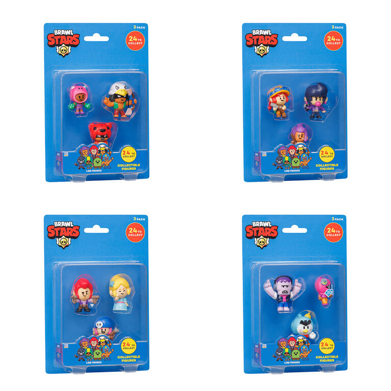 Brawl Stars Collectible Figures 3 Pack