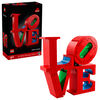 LEGO Art LOVE Building Set for Adults, Gift for Couples and Home Decor Idea 31214