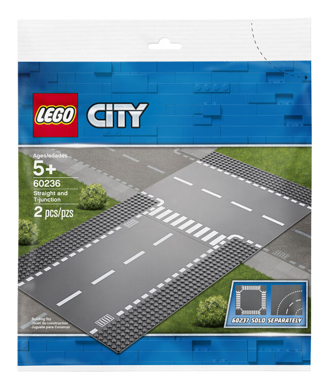 LEGO City Supplementary Straight and T-junction 60236