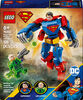 LEGO DC Superman Mech vs. Lex Luthor Building Toy - Buildable Action Figure - Superhero Gift - 76302