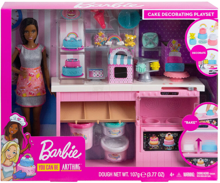 Barbie Cake Decorating Playset With Doll Toys R Us Canada