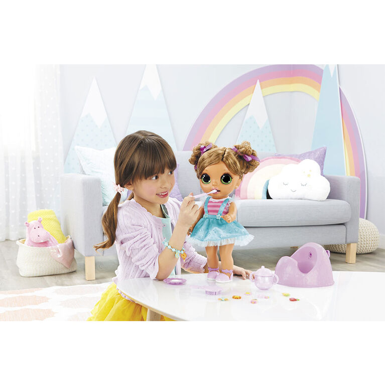 Baby Born Surprise Magic Potty Surprise Green Eyes Doll Pees Glitter Poops Surprise Charms Toys R Us Canada