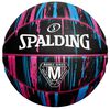 Spalding Marble Basketball - Black/Pink/Blue Size 6