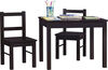 3 Piece Kid's Wood Table and Chair Set