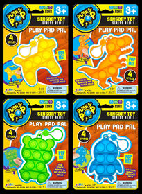 Push and Pop - Sensory Toy Play Pad Pal - Édition anglaise - L'assortiment peut varier