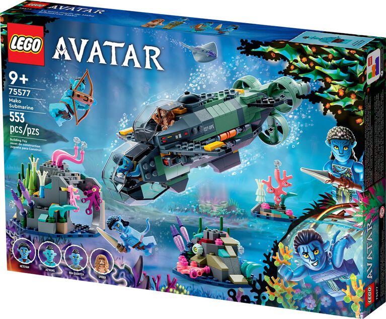 LEGO Avatar Le sous-marin Mako 75577 (553 pièces)