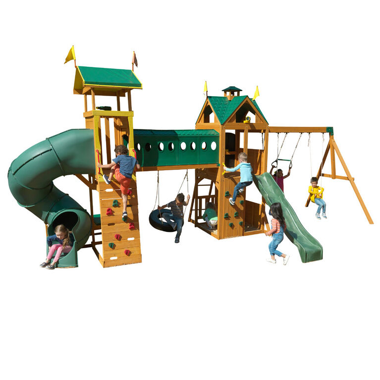 Mockingbird View Wooden Swing Set/Playset