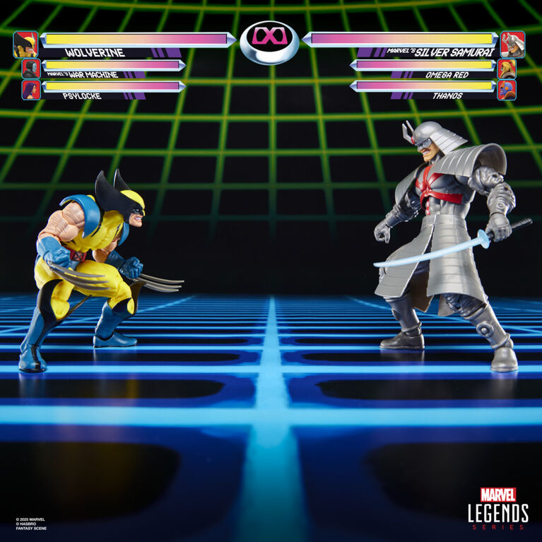 Marvel Legends Series Gamerverse Wolverine vs Marvel's Silver Samurai Action Figure Collectibles Marvel Legends Series Gamerverse Wolverine vs Marvel's Silver Samurai Action Figure Collectibles