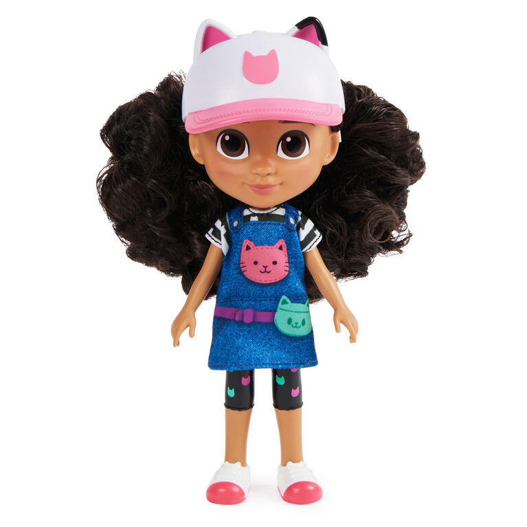 Gabby's Dollhouse, 8-inch Gabby Girl Doll (Travel Edition) with Accessories