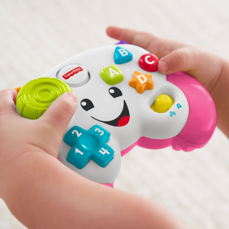 Fisher-Price - Rires et Éveil - Manette de jeu vidéo jouet - Édition  anglaise