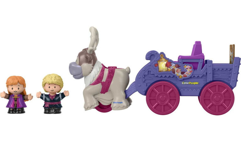 Fisher-Price - Disney - La Reine des Neiges - Chariot d'Anna et de Kristoff par Little People