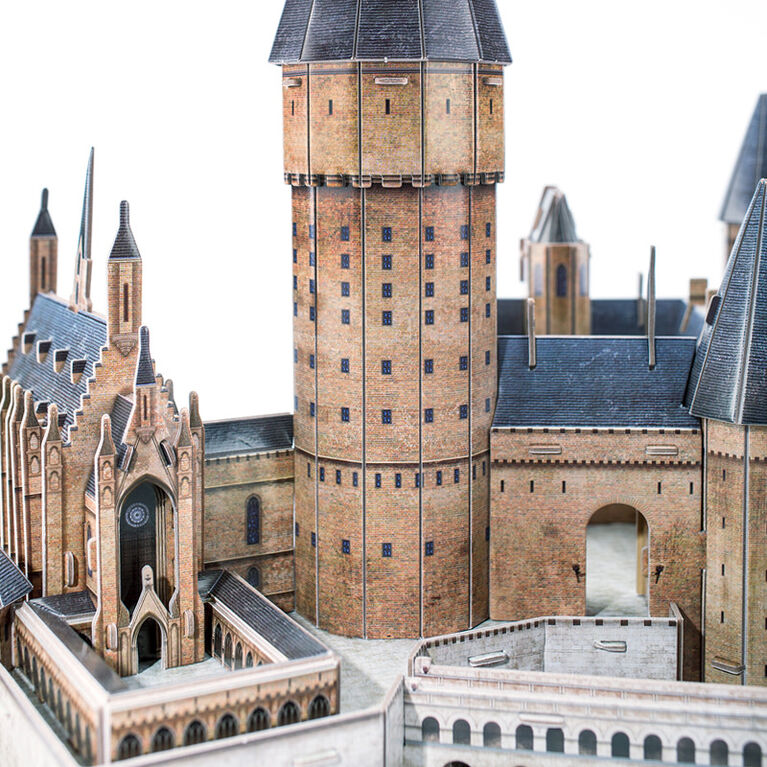 4D Build, Harry Potter Hogwarts Castle Paper 3D Puzzle Paper Model Kit, 197 Piece Paper Model Kit