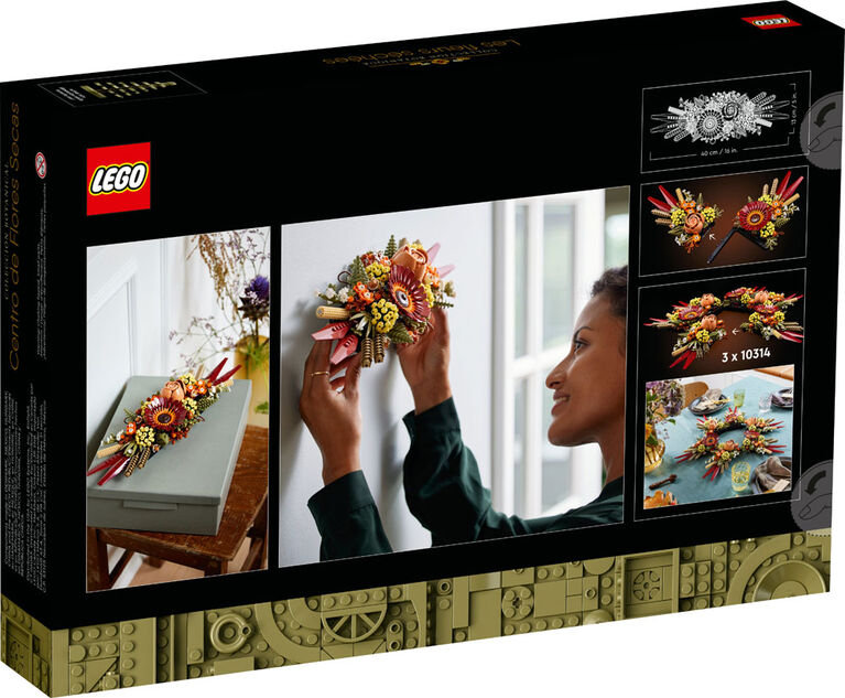 LEGO Icons Les fleurs séchées 10314 Ensemble de construction (812 pièces)