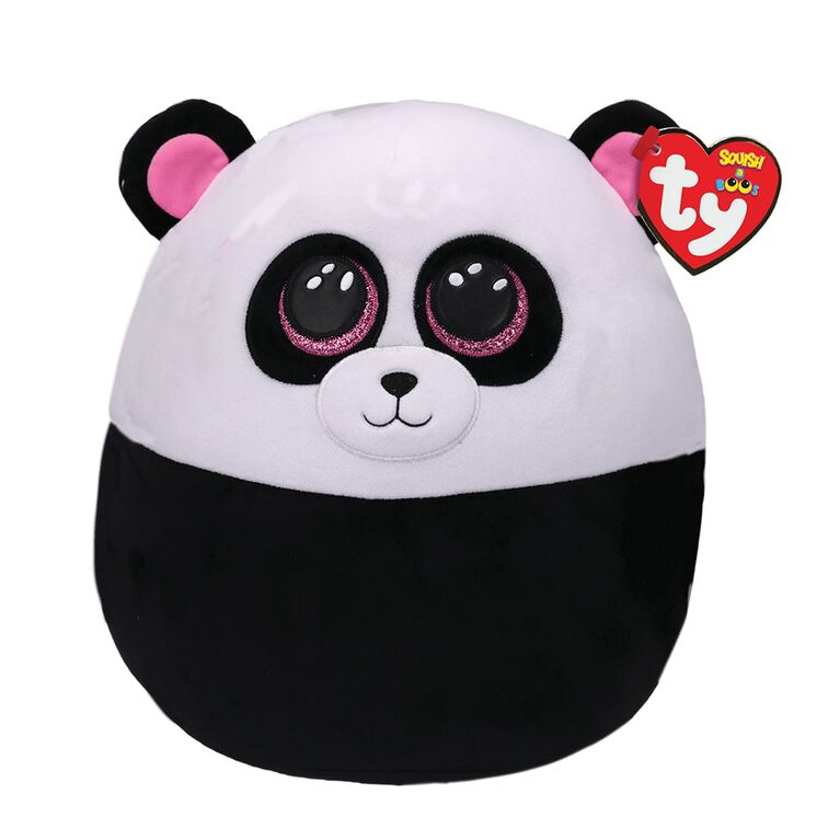 Ty Squish Bamboo Black And White Panda 10 inch