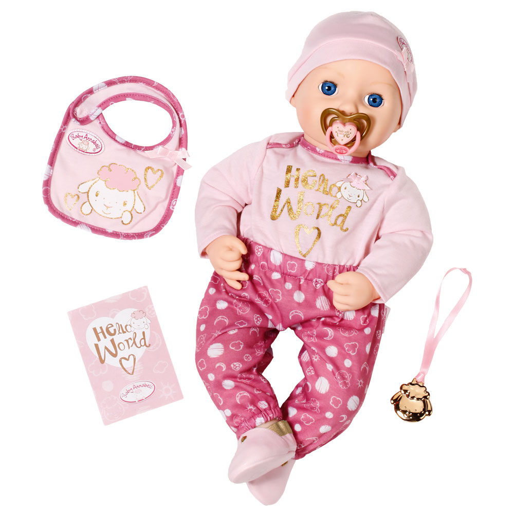 MY FIRST BABY ANNABELL DOLL CLOTHES TOP & TROUSERS SET 