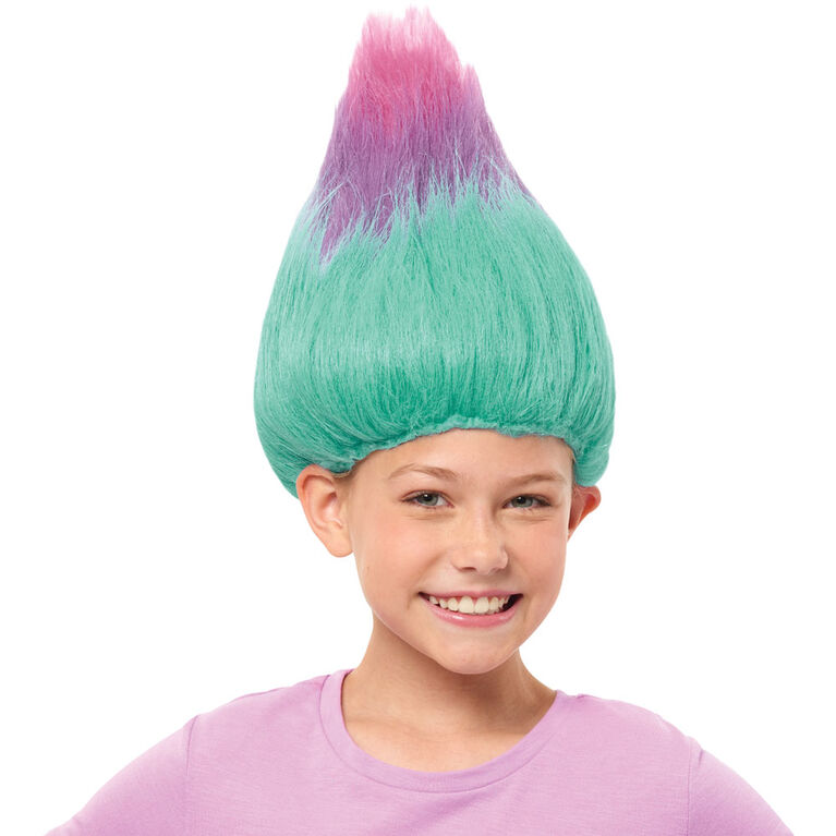 Perruque Troll-rifique de Satin de DreamWorks Trolls World Tour