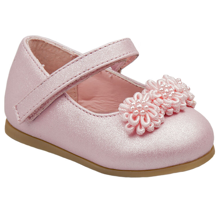 Chaussures habill&eacute;es roses pour b&eacute;b&eacute; taille 6