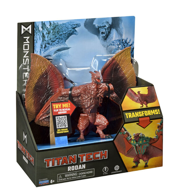 Monsterverse: Figurine Rodan Transformable Titan Tech 8"