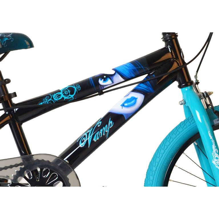 Avigo Vampire Bike with Teal Chrome Helmet - 18 inch - R Exclusive