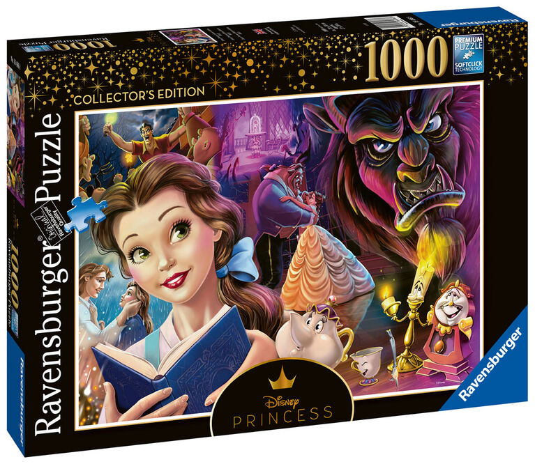 Ravensburger Disney Princess Heroines No.2 - Puzzle 1000 pièces La Belle et la Bête