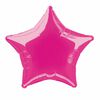 Solid Star Foil Balloon 20" Hot Pink