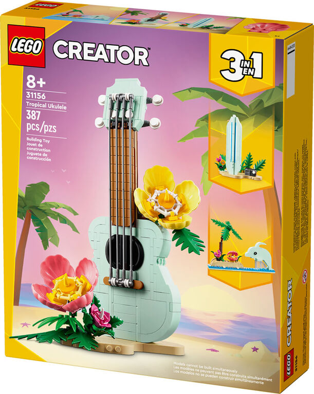 Ensemble de jouet 3en1 LEGO Creator Le ukulélé tropical 31156
