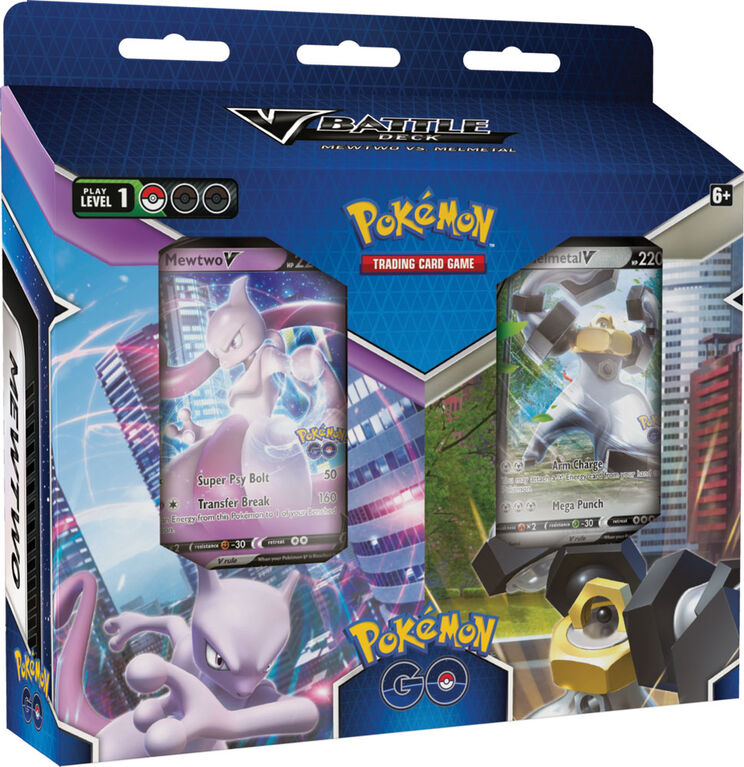 Pokemon GO V Battle Deck-Mewtwo Vs. Melmetal - English Edition