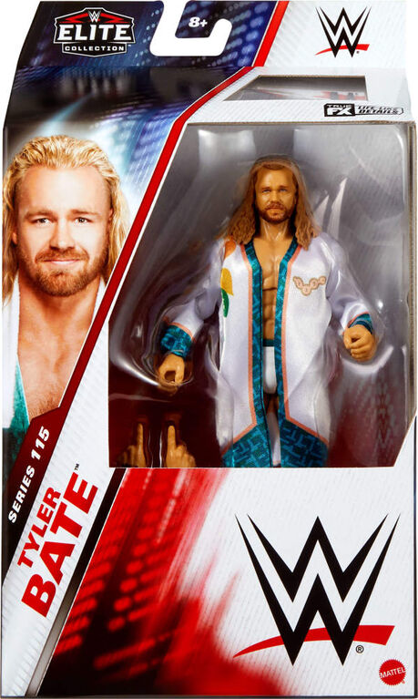 WWE Elite Tyler Bate Action Figure, Series #115 6-inch Collectible with Articulation & Accessories